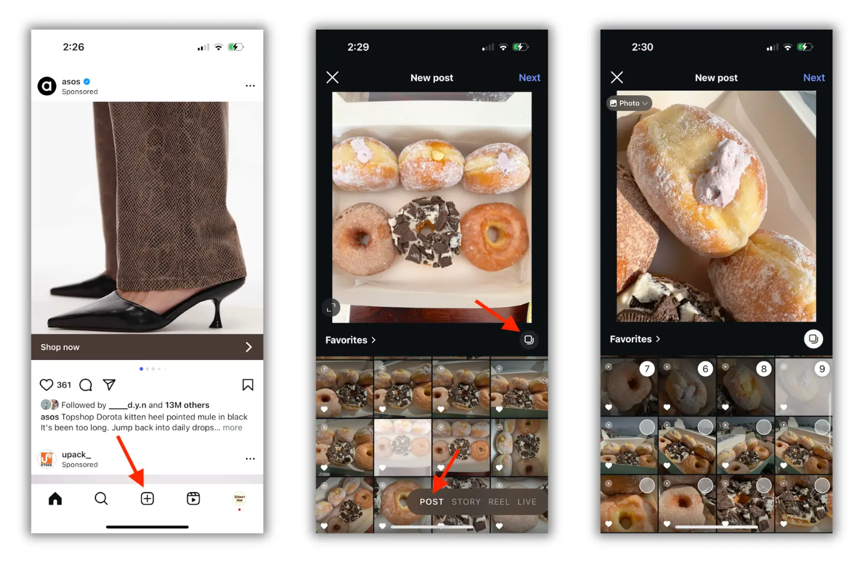 Instagram Pasos Crear Carousel